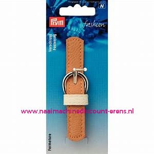Sluiting leder imitatie "Beige" prym art.nr. 416553