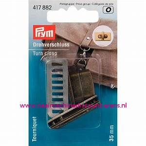 Draaislot / Tourniquet voor op tassen "Brons" prym art.nr.417882