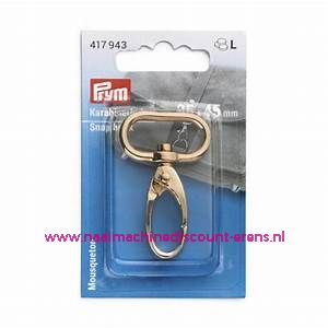 Karabijnhaak 25/45 Mm "Goud" prym art.nr. 417943