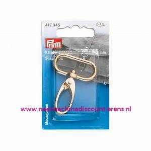 Karabijnhaak 30/45 Mm "Goud" prym art.nr. 417945