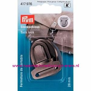TT-slot / Insteekslot " zwart - zilver" prym art.nr. 417976