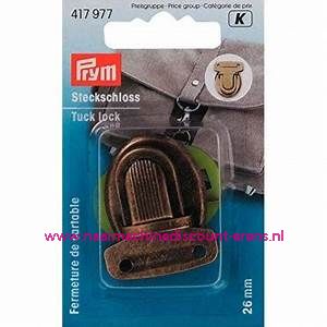 TT-slot / Insteekslot "brons" prym art.nr. 417977