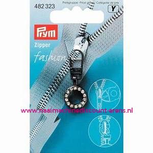 Modische Schuiver luxe "14 strass steentjes rond" prym art.nr. 482323