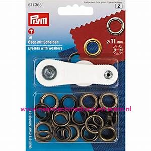 Ringen met Schijven 11 Mm 15 stuks Brons Prym art.nr. 541363