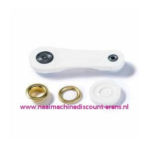 Ringen met schijven 11 mm 120 stuks Goud Prym art.nr. 542425 