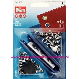 Ceintuurring 4 Mm 50 stuks Zilverkleurig Prym art.nr. 542400