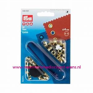Ceintuurring 4 Mm 50 stuks Goudkleurig Prym art.nr. 542401 
