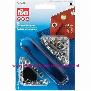 Ringen met Schijven 4 Mm 50 stuks Zilverkleurig Prym art.nr. 542407