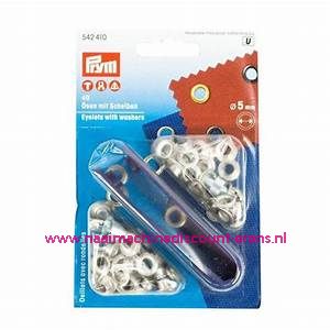 Ringen met Schijven 5 Mm 40 stuks Zilverkleurig Prym art.nr. 542410 