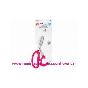 Textiel Schaar "LOVE" - 21 Cm Roze prym art.nr. 610542