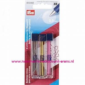 Vervangstiften voor vulpotlood 3 kleuren 18 stuks Prym art. nr. 610842