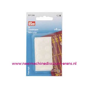 Liniaalstopper siliconen 24 stuks 6 Mm Prym art. nr. 611246