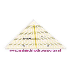 OMNIGRID/PRYM Driehoek liniaal Triangle 1/4 Square tot max 20 Cm prym art.nr. 611313