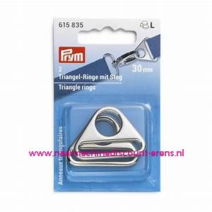 Driehoekringen met een gleuf 30 Mm "Zilver" 2 stuks prym art.nr. 615835