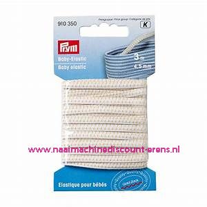 Baby Elastiek 4,5 Mm 3 Meter Wit Prym art.nr. 910350 