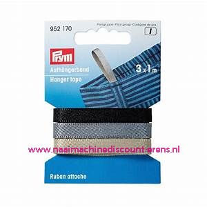Lussen voor broeken & rokken 3 kleuren x 1 meter  Prym art.nr. 952170