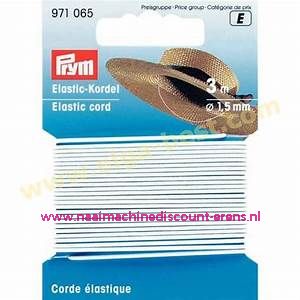 Elastiek Koord 1,5 Mm 3 meter Wit prym art.nr. 971065