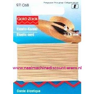 Elastiek Koord 1,5 Mm 3 meter Beige prym art.nr. 971068