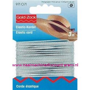 Elastiek Koord 1,5 Mm 3 meter "Zilver" prym art.nr. 971071