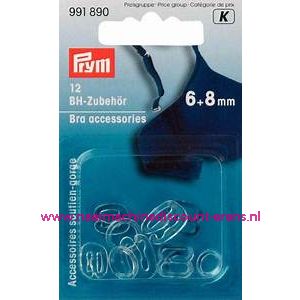 BH Accessoires Assortiment 6+8 Mm Transparant prym art.nr. 991890 