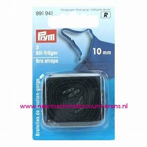 Bh-Bandjes Dragers 10 Mm Zwart 2 stuks Prym art.nr. 991941