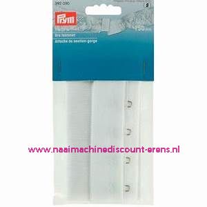 Bh-Verlengstuk 150 Mm Wit 3 x 6 haken prym art.nr. 992090