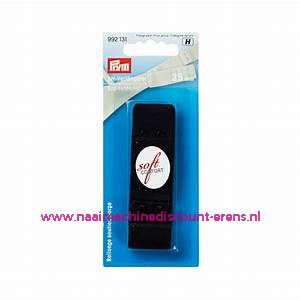Bh-Verlengstuk 25 Mm Zwart 3 x 2 haken prym art.nr. 992131
