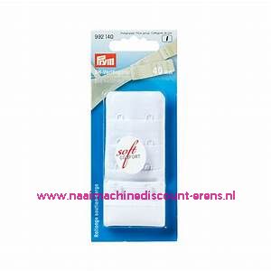 Bh-Verlengstuk 40 Mm Wit 3 x 2 haken prym art.nr. 992140