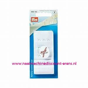 Bh-Verlengstuk 40 Mm Wit 3 x 3 haken prym art.nr. 992145