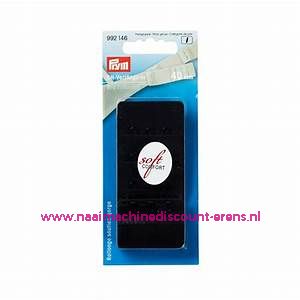 Bh-Verlengstuk 40 Mm Zwart 3 x 3 haken prym art.nr. 992146
