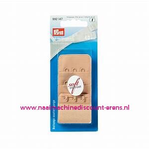 Bh-Verlengstuk 40 Mm Huidskleur 3 x 3 haken prym art.nr. 992147