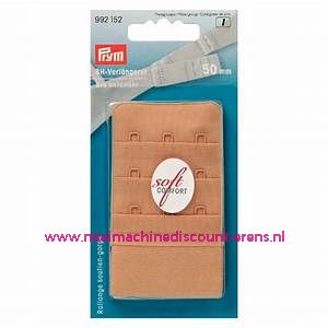 Bh-Verlengstuk 50 Mm Huidskleur 3 x 3 haken prym art.nr. 992152