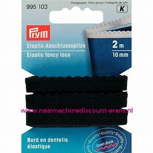 Kantelastiek 10 Mm 2 meter Zwart Prym art.nr. 995103