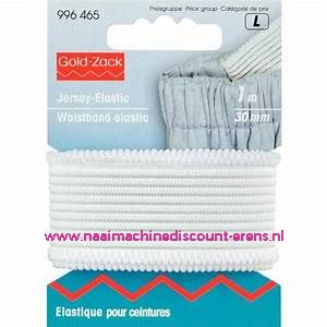 Jersey Elastiek 30 Mm 1 meter Wit Prym art.nr. 996465