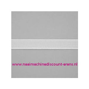 Baleinenband 12 mm rigiband wit