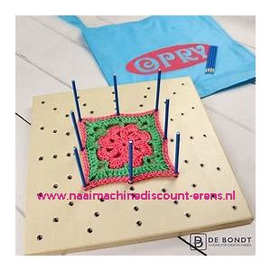 Scheepjes Grannyblokspanner 35x35cm  met 12 pennen / 011273