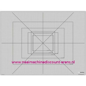 CraftEmotions Snijmat zware kwaliteit 45 x 60cm kleur grijs