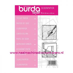 BURDA Zijde Papier 5 stuks