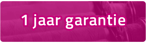 1 jaar garantie