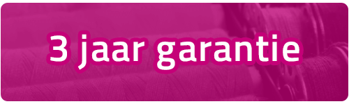 3 jaar garantie