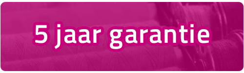 5 jaar garantie
